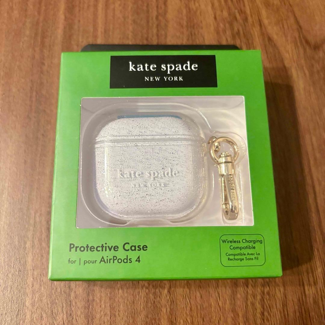 【kate spade】AirPods 第4世代用ケース ☆スパークル☆