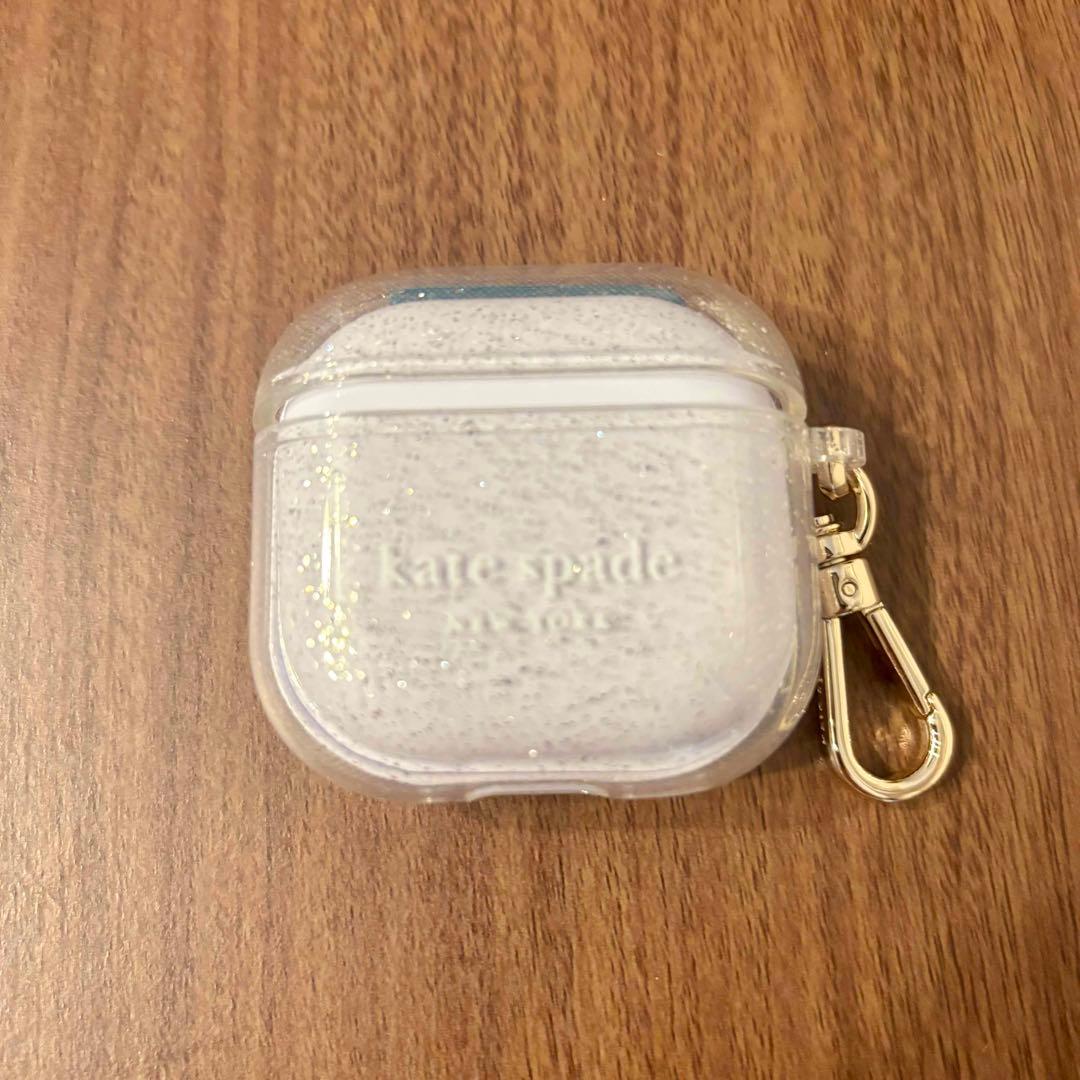 【kate spade】AirPods 第4世代用ケース ☆スパークル☆