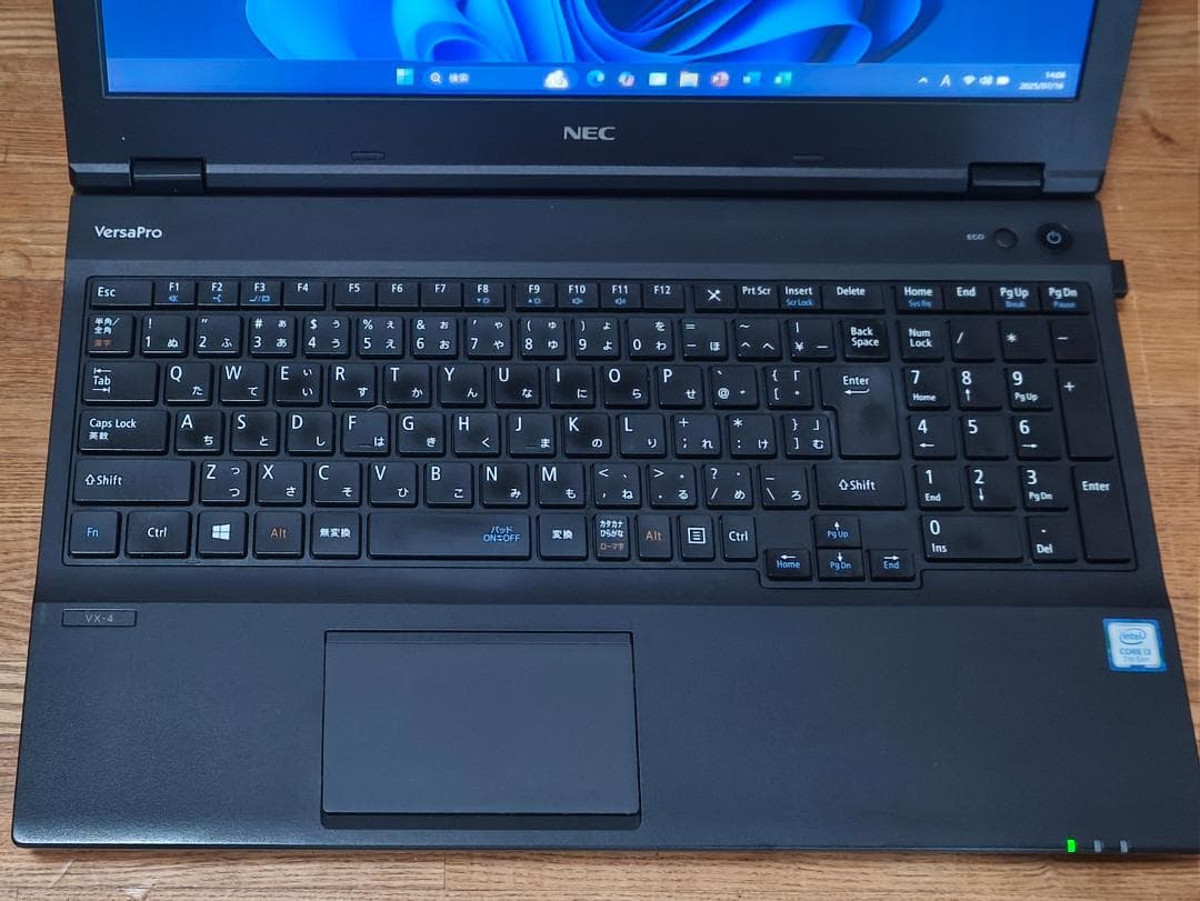 NEC VersaPro ノートPC Windows 11 日本語配列