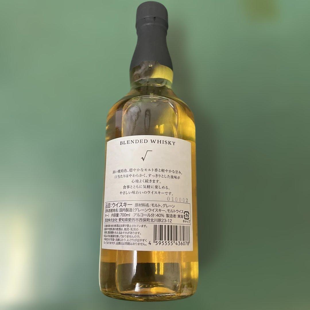 【新品未開封】ブレンデッドウイスキー √（ルート）700ml 40%