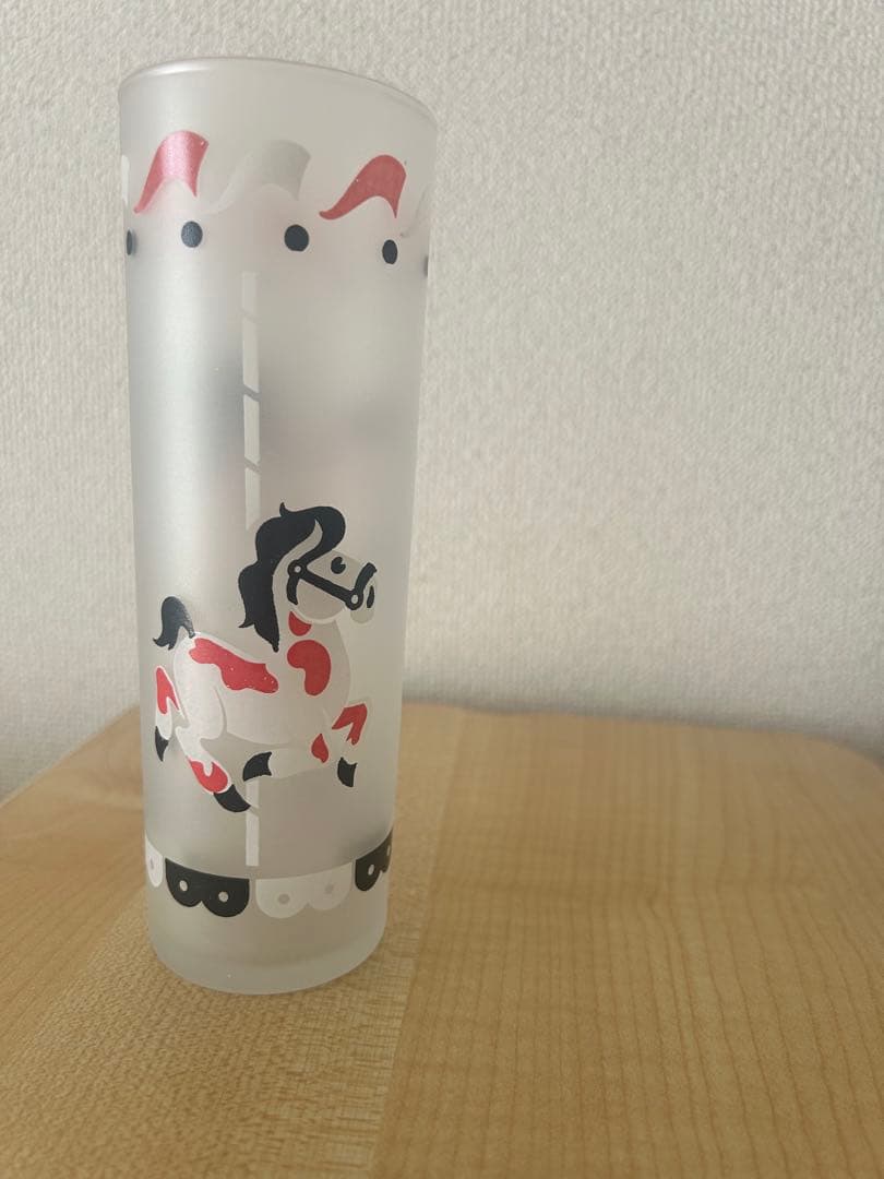 リビーLibbey製50's グラス　サーカス　メリーゴーランド　3個セット