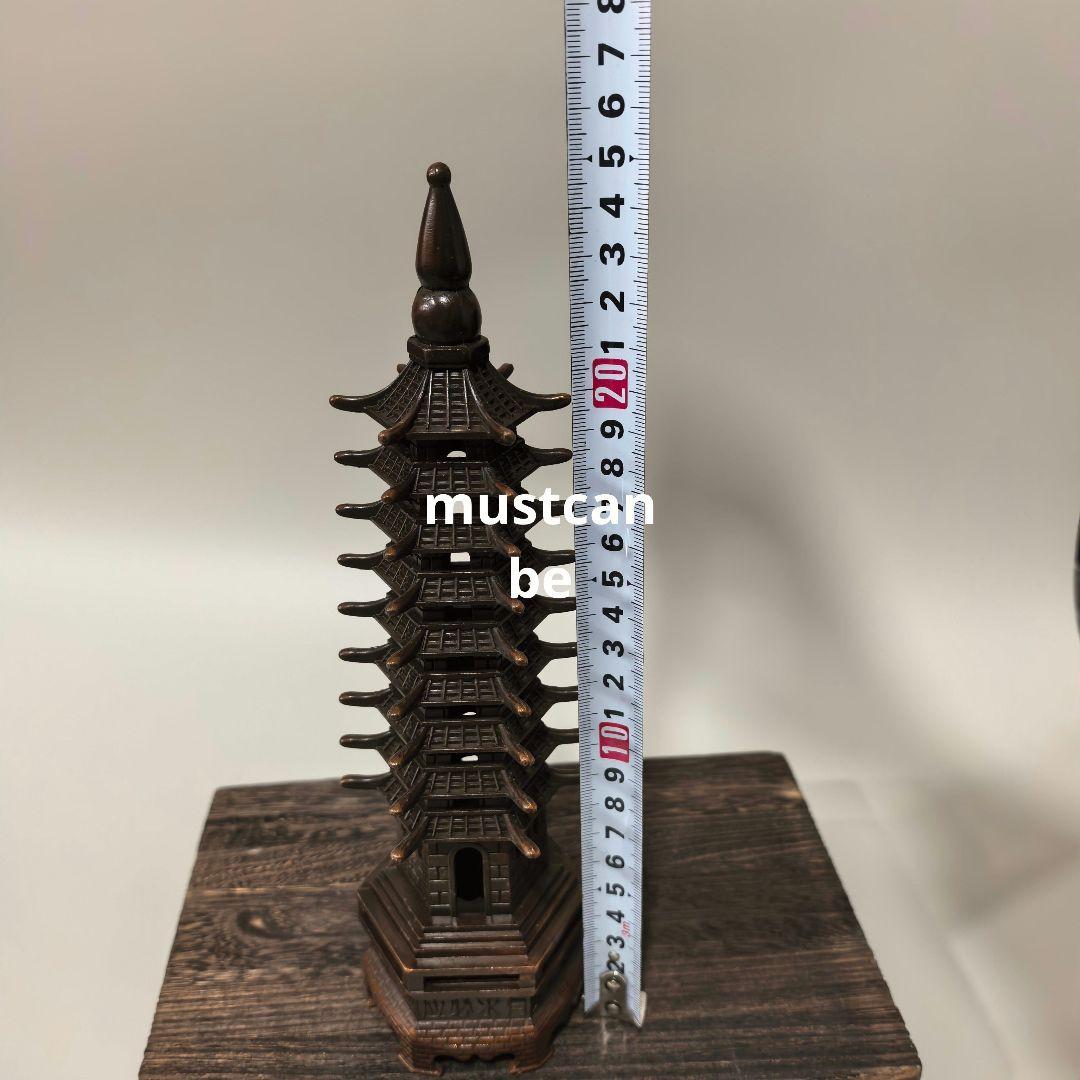 銅製 文昌塔 応接間 テーブル 玄関 博古架 装飾品 工芸品 置物
