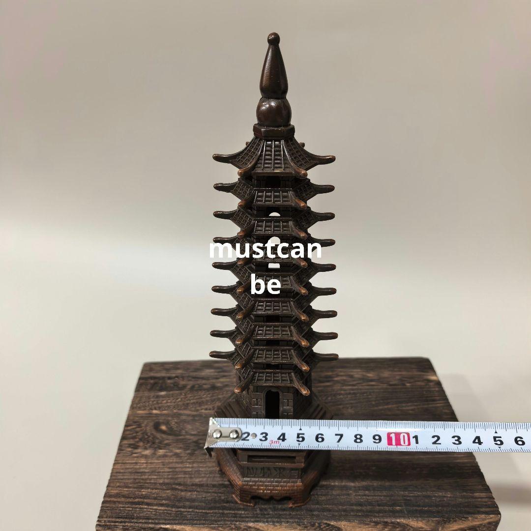 銅製 文昌塔 応接間 テーブル 玄関 博古架 装飾品 工芸品 置物