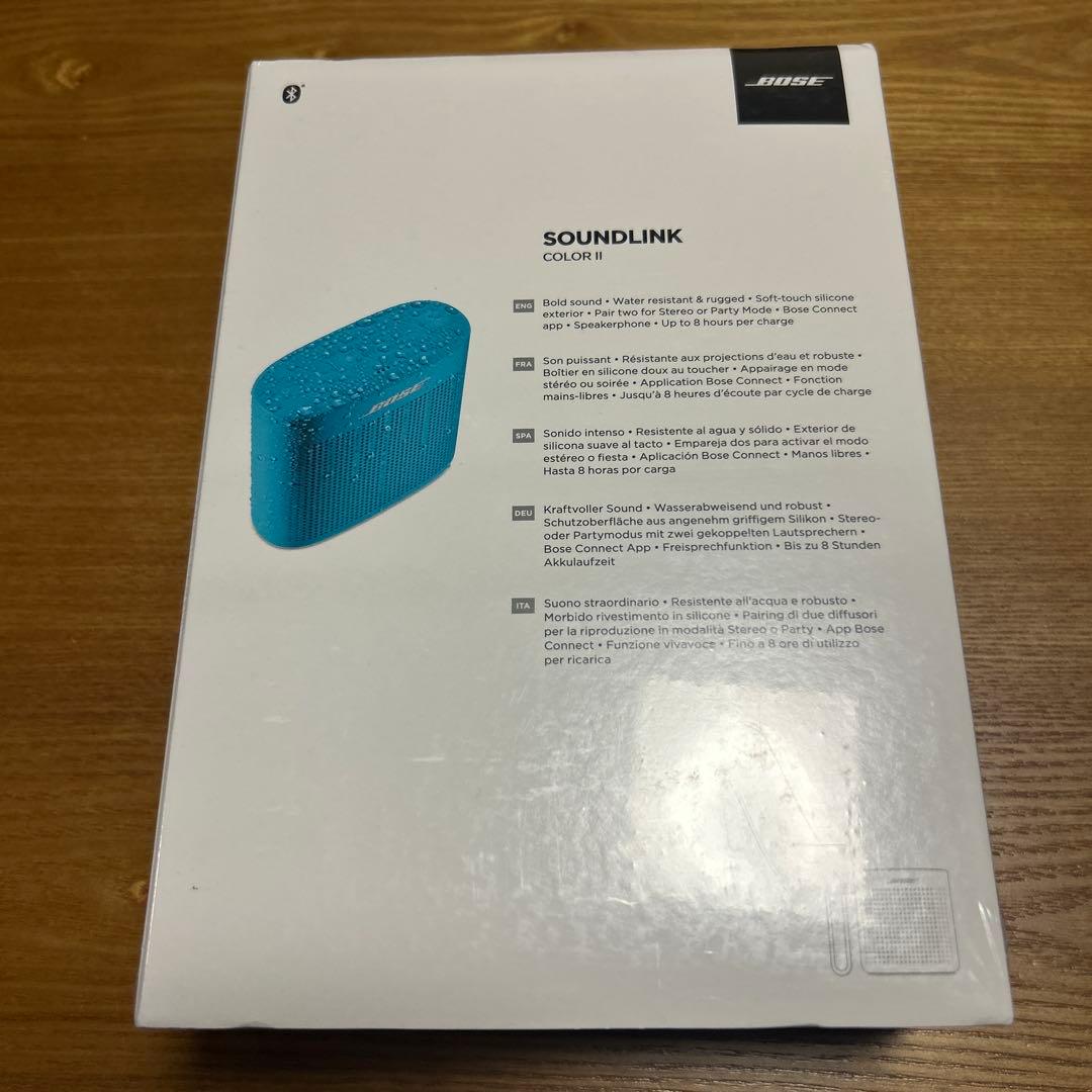 BOSE SOUNDLINK COLOR II ブルー　シュリンク付き