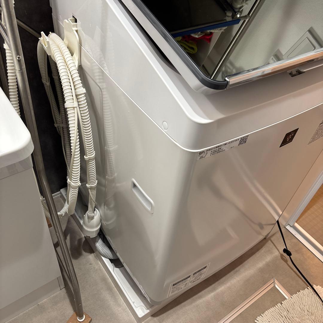 【送料込み】SHARP乾燥機能付き縦型洗濯機11kg/6kg プラズマクラスター