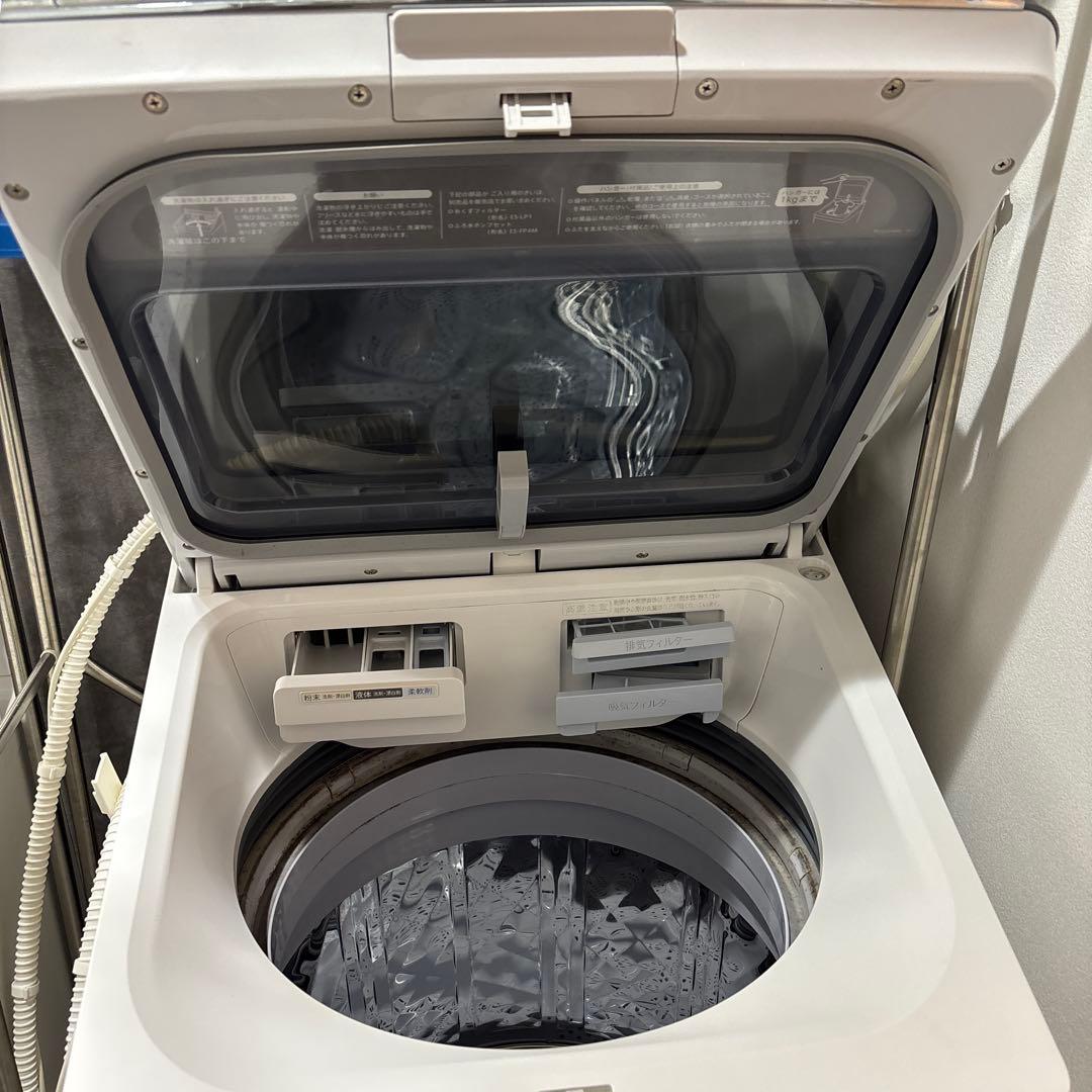 【送料込み】SHARP乾燥機能付き縦型洗濯機11kg/6kg プラズマクラスター
