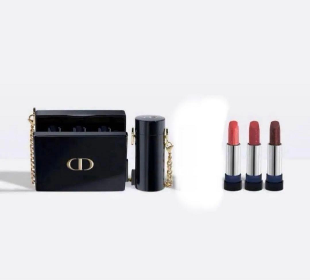 ♡クラッチバッグRouge Dior Minaudiere リップ3本付♡