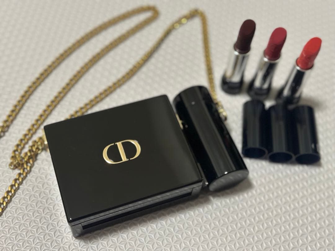 ♡クラッチバッグRouge Dior Minaudiere リップ3本付♡