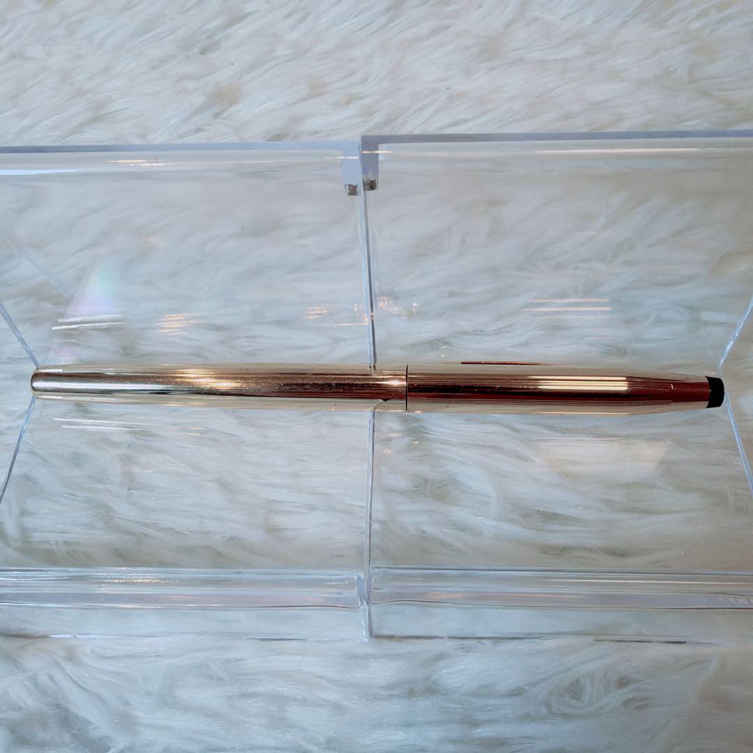 【美品】CROSS クロス 万年筆 14K 585 金張り USA製