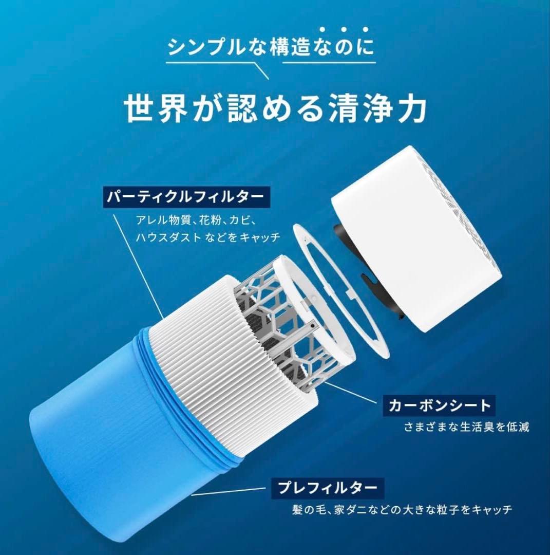 空気清浄機BlueairPure411＋ブルーエアー10〜17畳フィルター交換済