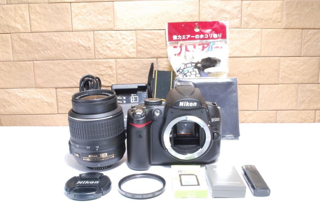 美品✨️Nikon D5000 レンズキット 届いてすぐ使える スマホ転送OK