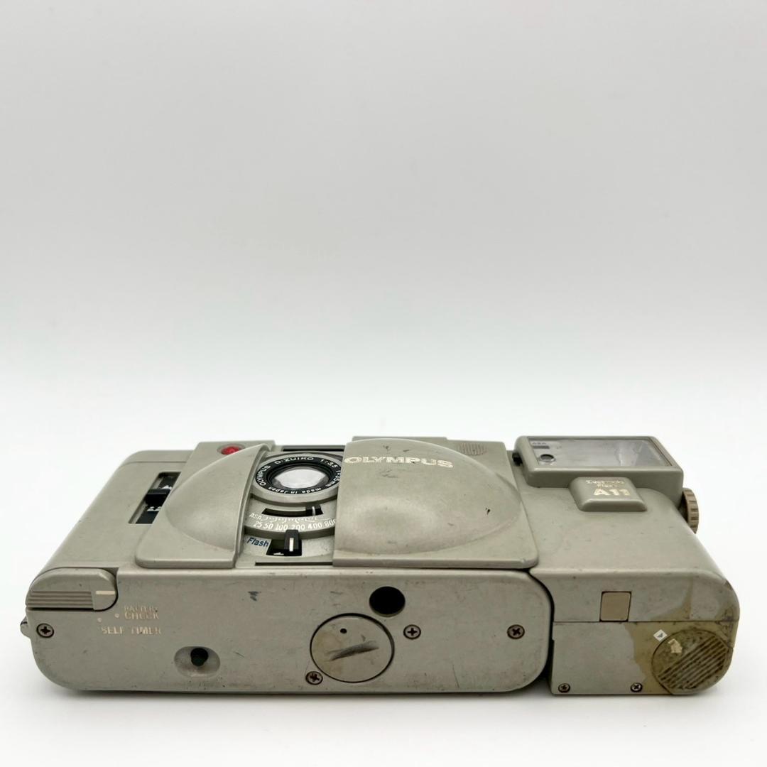 【動作品】OLYMPUS XA2 グレー コンパクト 単焦点 フィルム A11