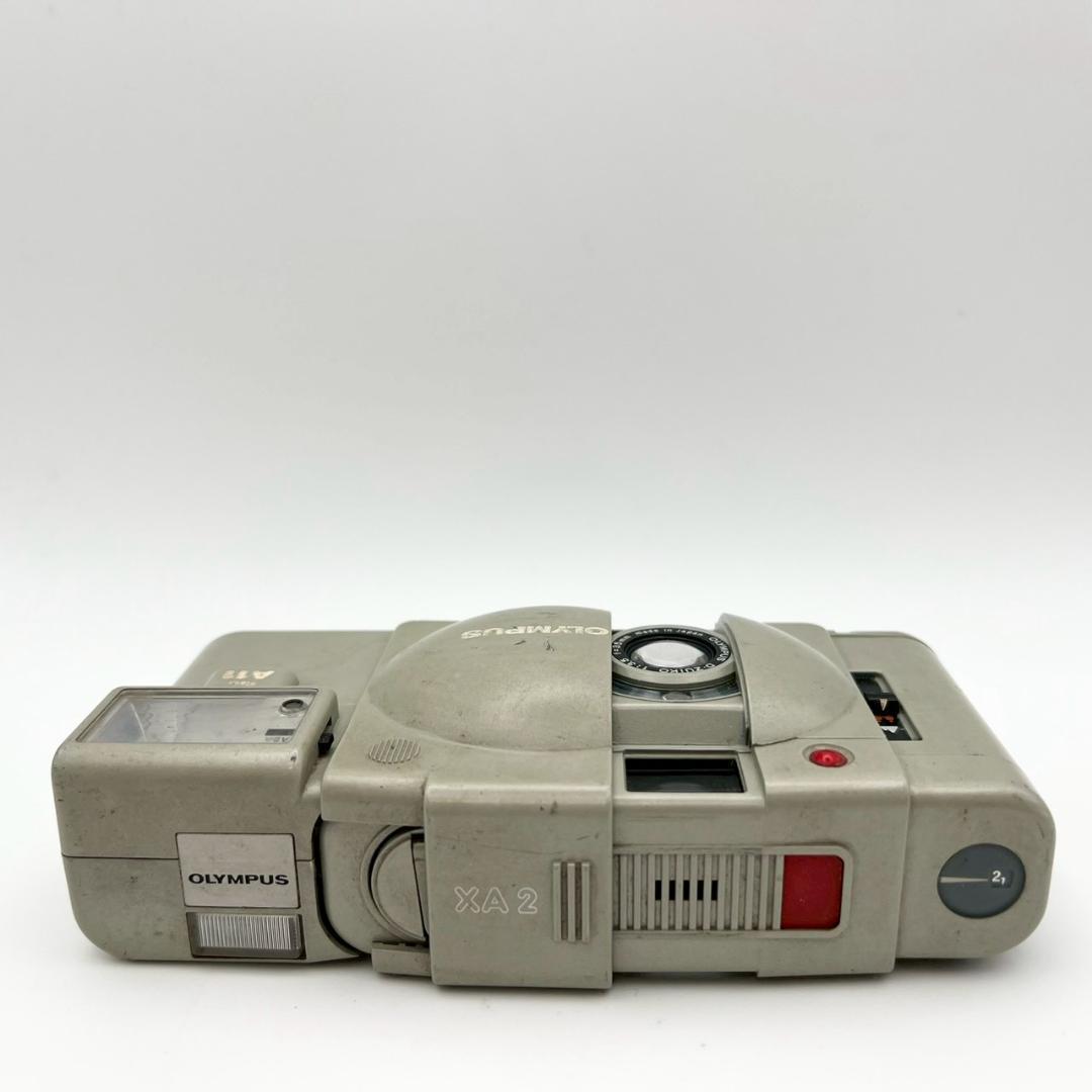 【動作品】OLYMPUS XA2 グレー コンパクト 単焦点 フィルム A11