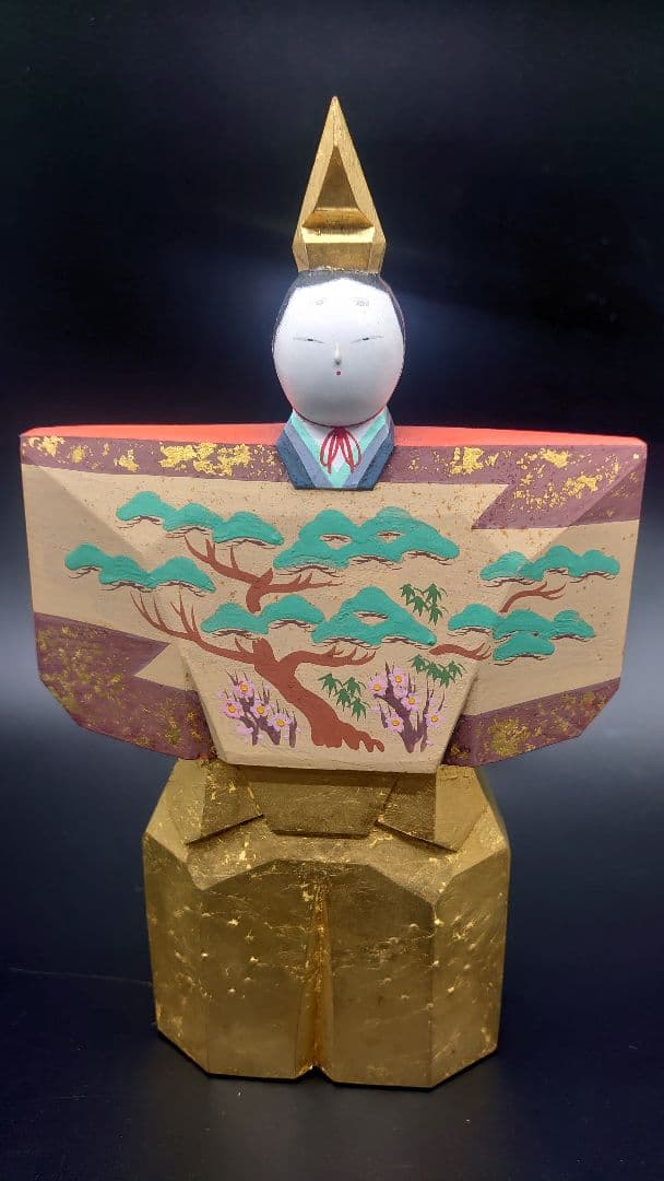 奈良一刀彫 お雛様 立雛