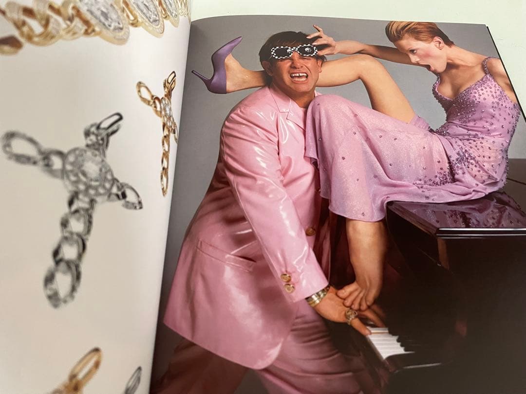 GIANNI VERSACE ボールペン 写真集 プリンス エルトンジョン 掲載