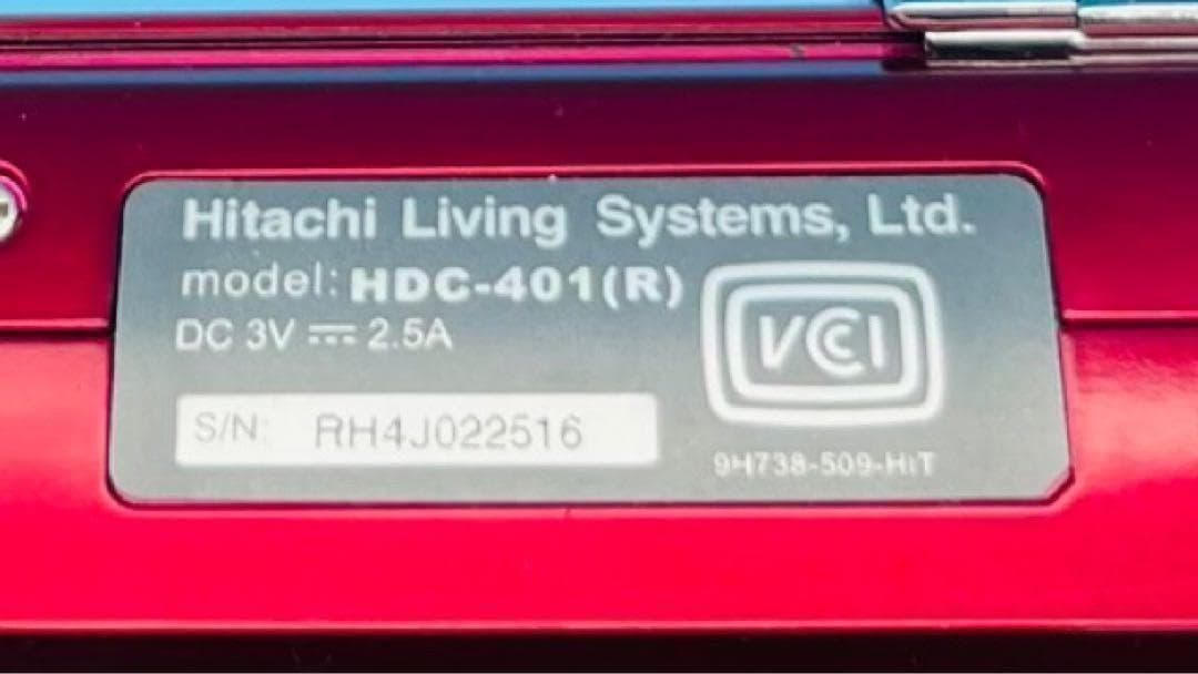 【動作確認済】HITACHI HDC-401 デジタルカメラ