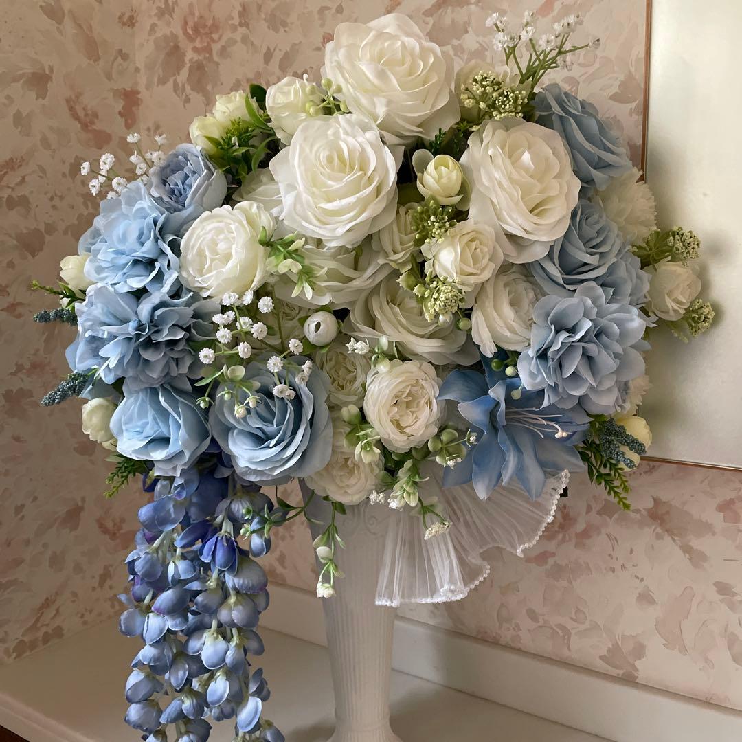 フラワーアレンジメント　造花　プリュム