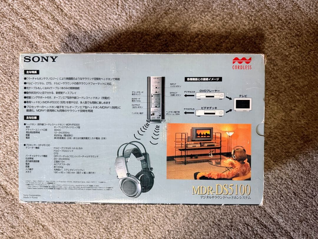 SONY MDR-DS5100 デジタルサラウンドヘッドホンシステム