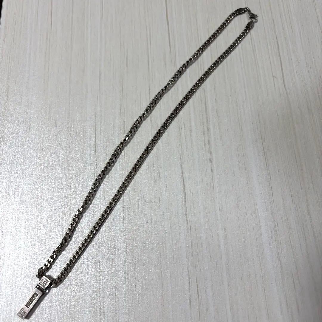Bee max プチシルマ 3連ダイヤ ネックレス 0.10ct シルバー
