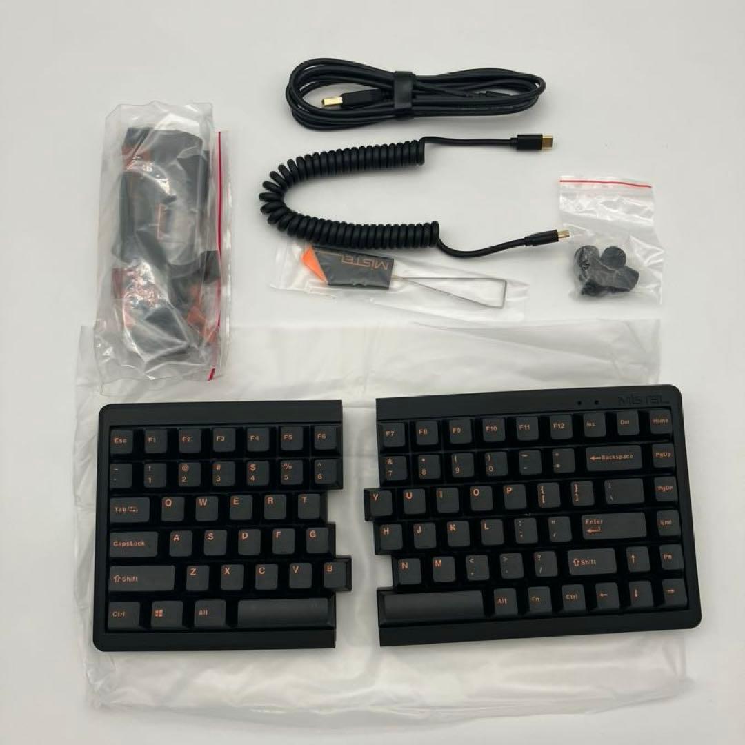 Mistel Barocco MD770RGB 分割型キーボード US配列 茶軸