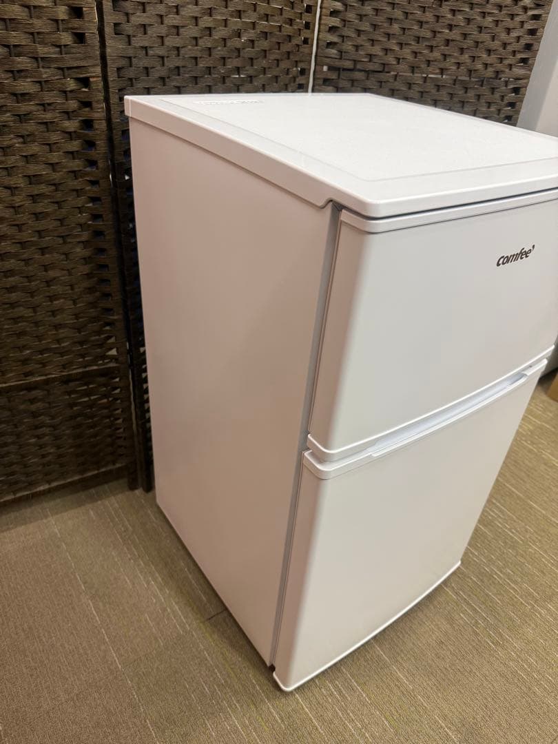 【美品】comfee’ コンフィー　90L 冷凍冷蔵庫　RCT90WH/E