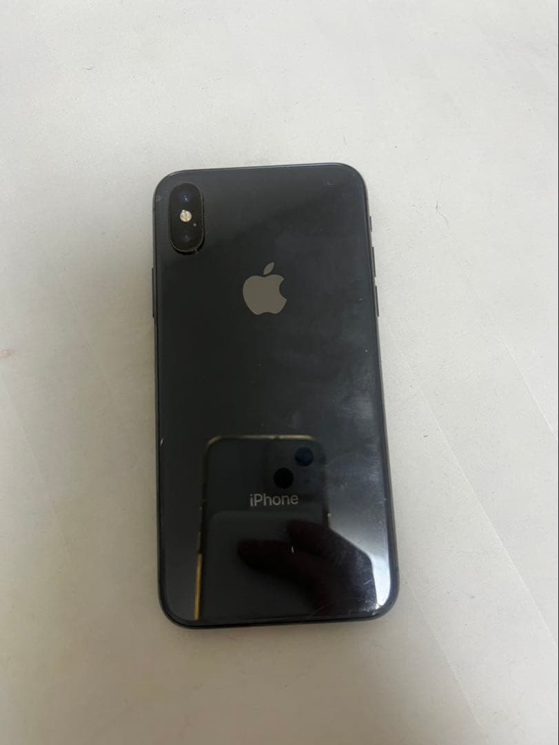 Apple iPhone X スペースグレー　ジャンク！