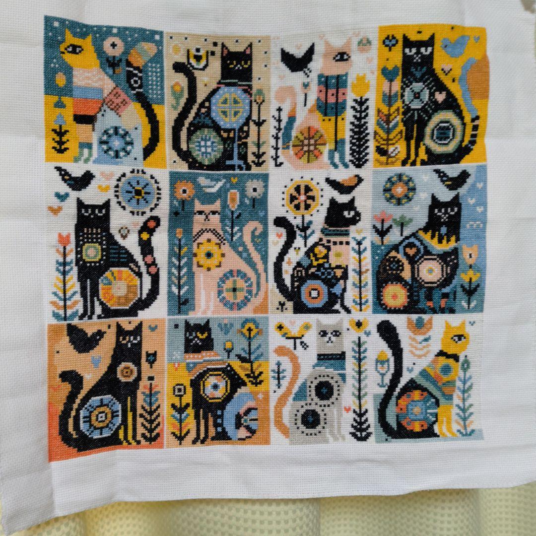 クロスステッチ完成品