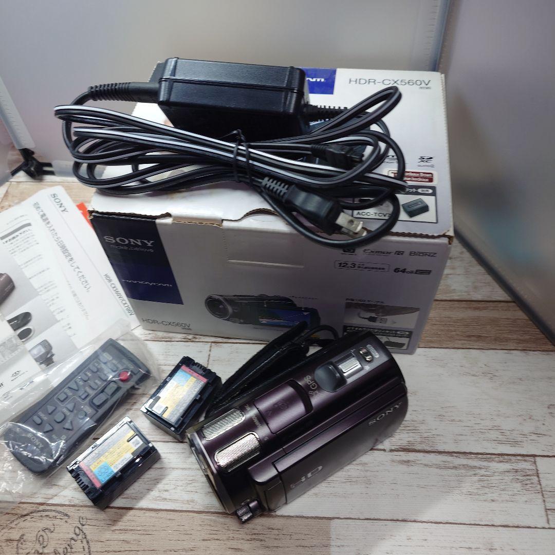 SONY HDR-CX560V ハンディカム　ビデオカメラ