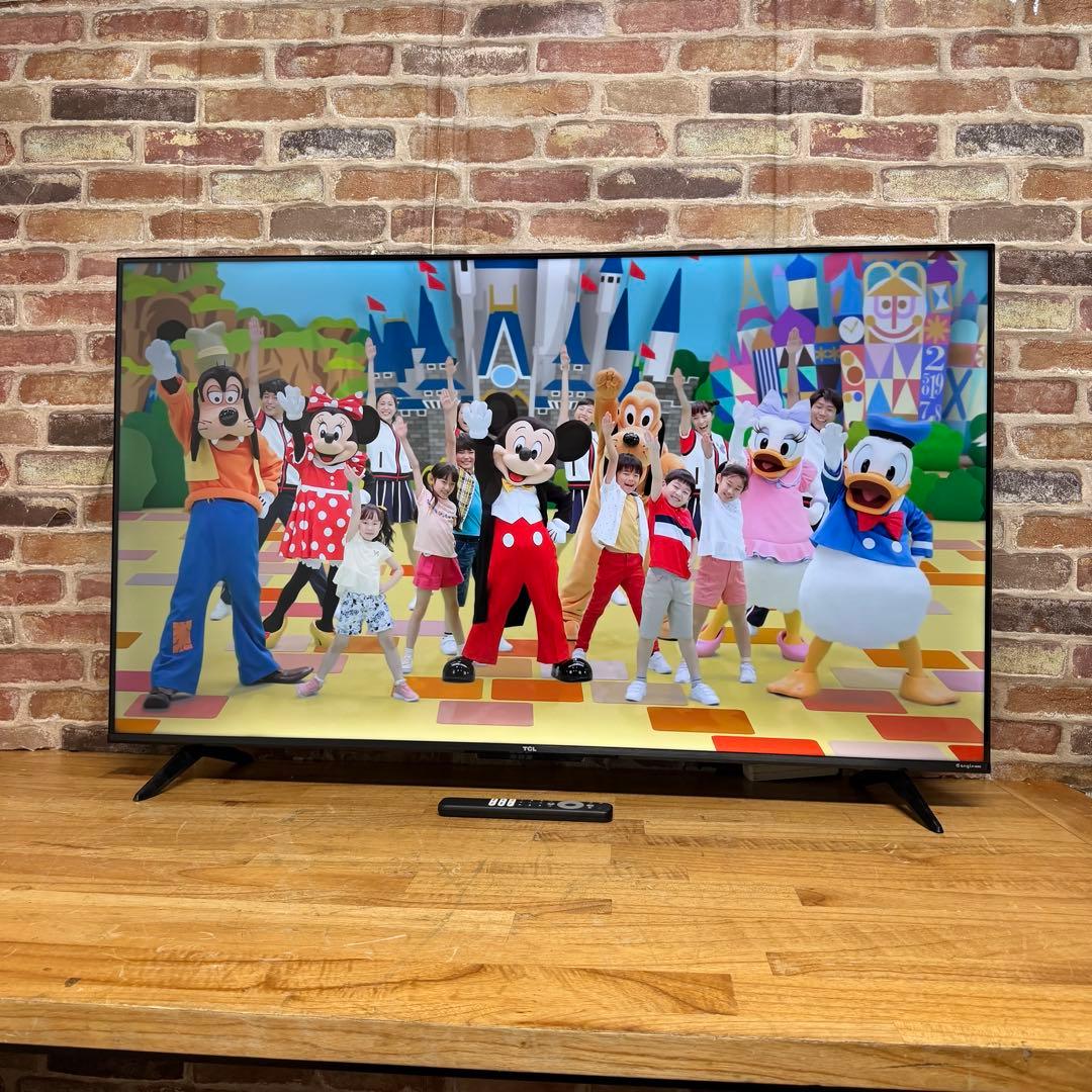 TCL 50V型4K チューナーレス 液晶テレビ 50P65E 2025年製