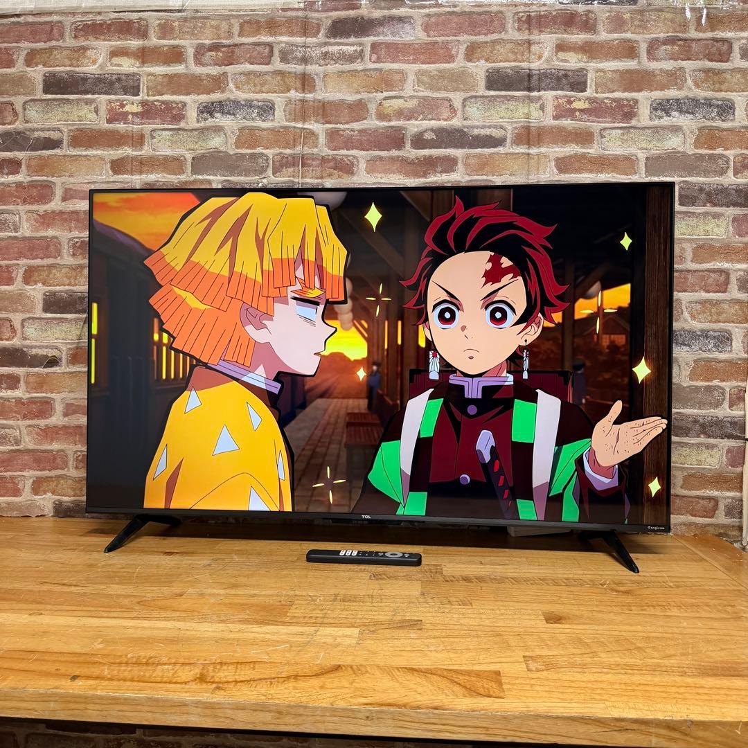 TCL 50V型4K チューナーレス 液晶テレビ 50P65E 2025年製