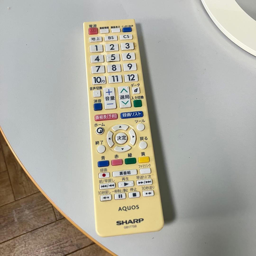 SHARP AQUOS 19型 液晶テレビ LC-19K30 ホワイト系