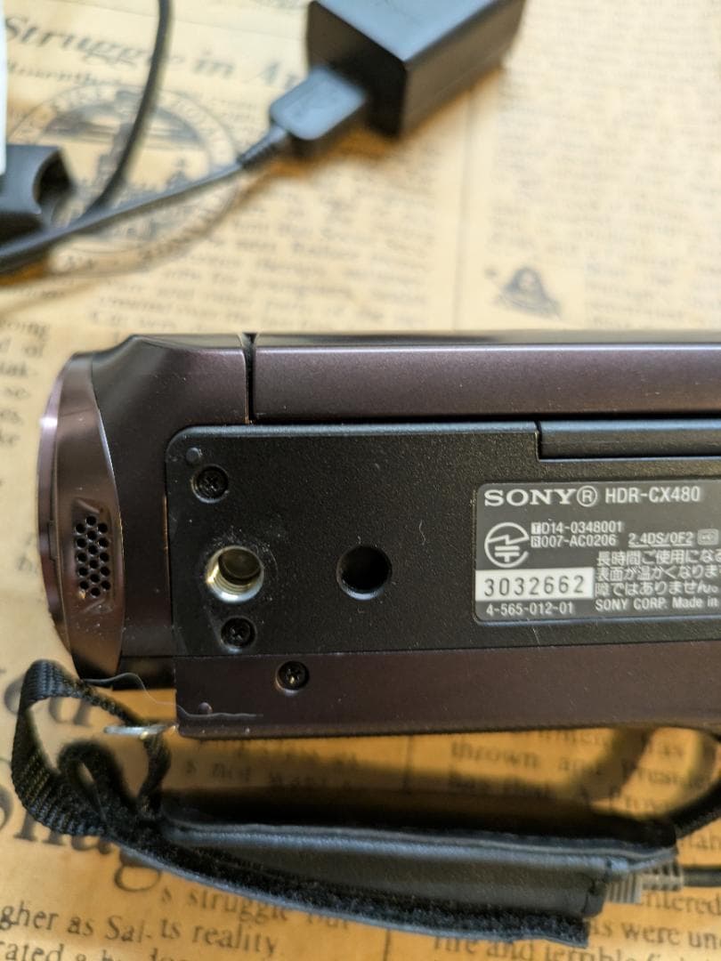 中古　SONY HANDYCAM HDR-CX480