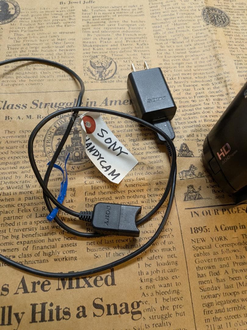 中古　SONY HANDYCAM HDR-CX480