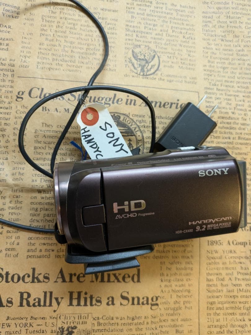 中古　SONY HANDYCAM HDR-CX480