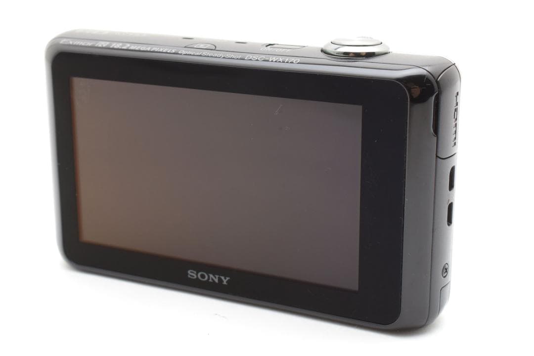 SONY DSC-WX170ソニー　デジカメ　ブラック動作品#1761