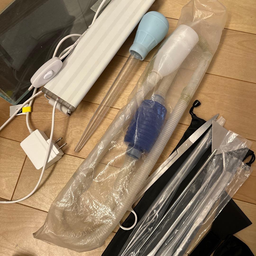 値下げしました　水作　水槽　ヒーター　掃除道具等のセット