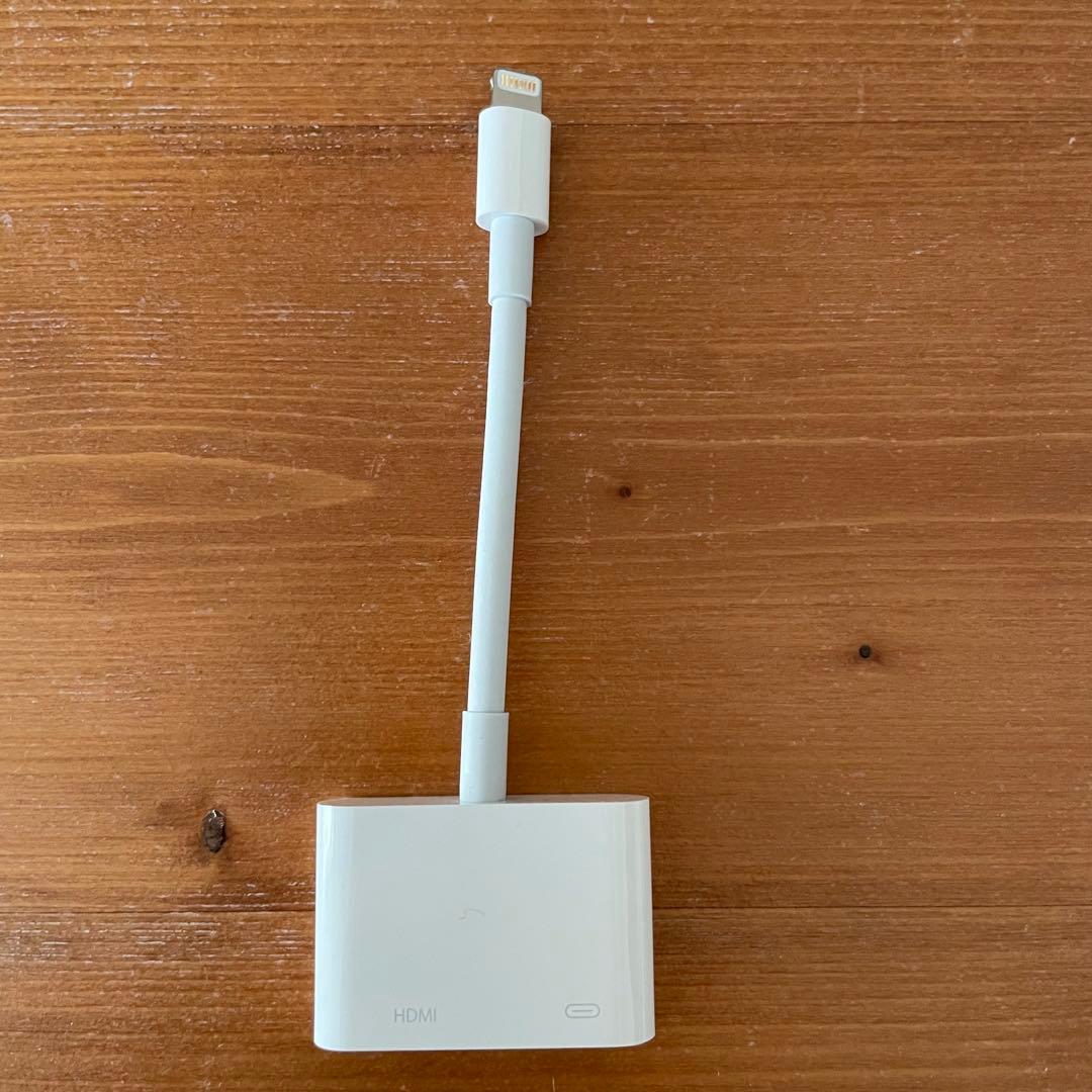 【美品】Apple Lightning-デジタルAVアダプタ