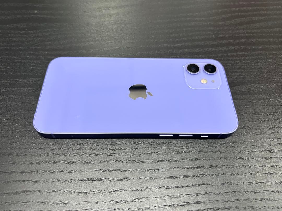 【美品】iPhone12 パープル 128GB【SIMフリー】