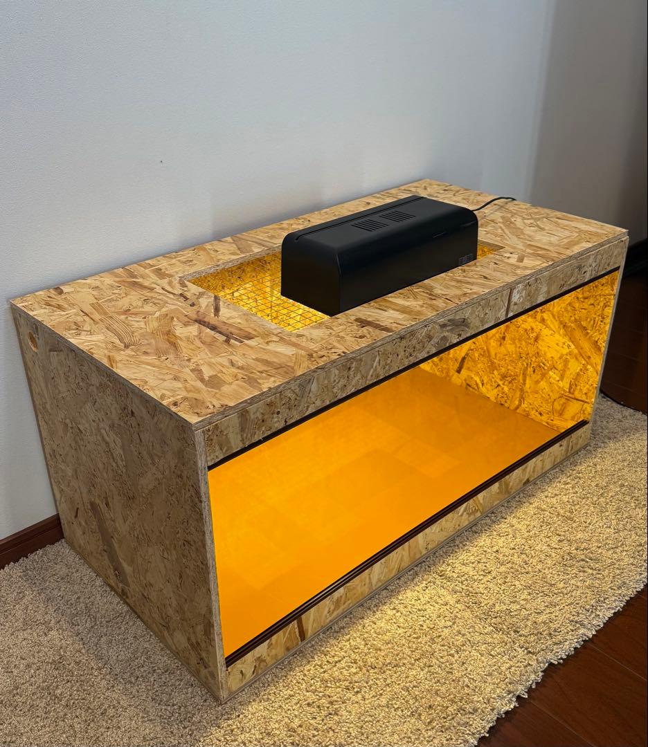 OSBボード製 飼育ケージ 90×45×45 サイズオーダー可