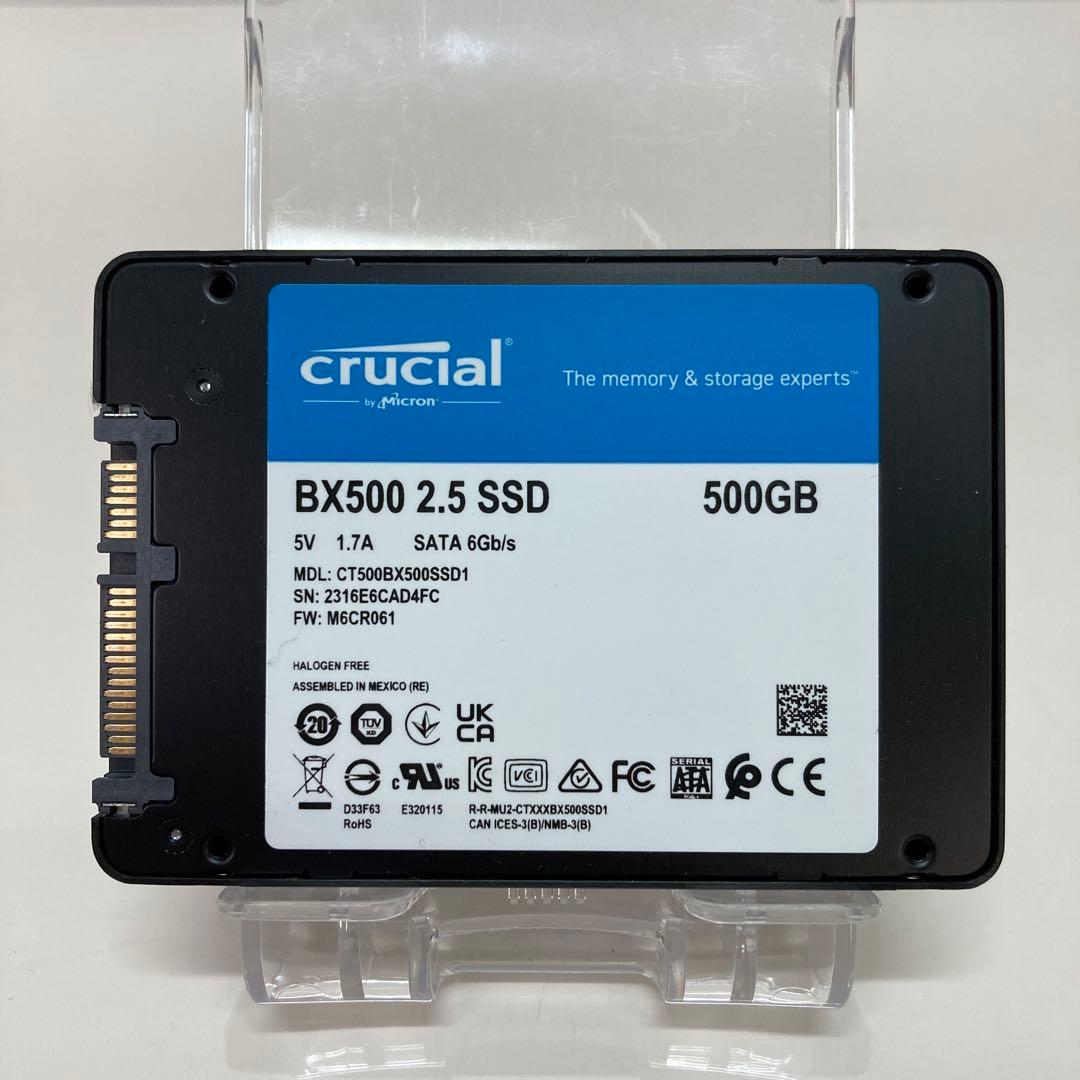 内蔵型SSD Crucial SSD 500GB