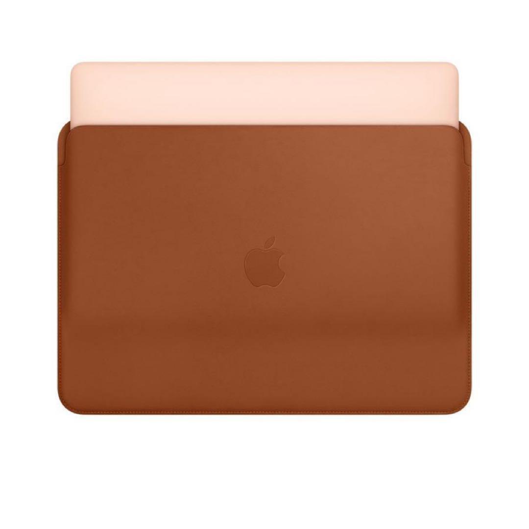 【新品】MacBook Pro レザースリーブ 純正ケース 15インチ ブラウン