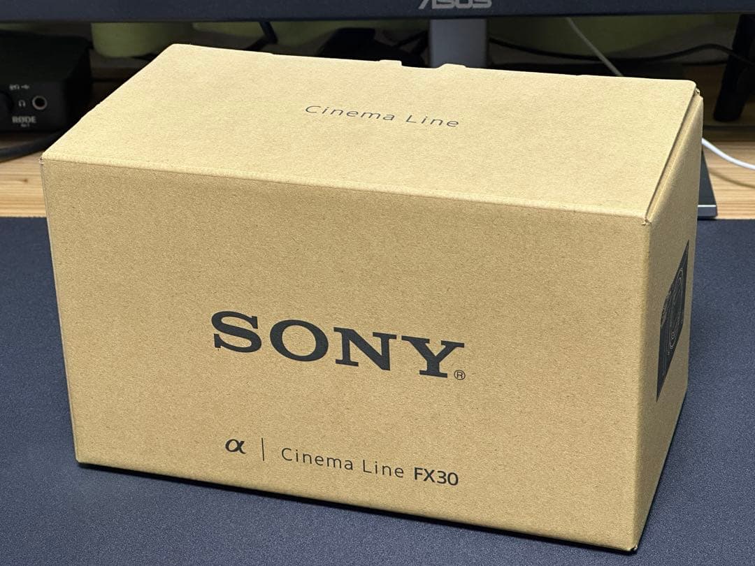 SONY FX30 ボディ　NiSiレンズフィルター72mm付き