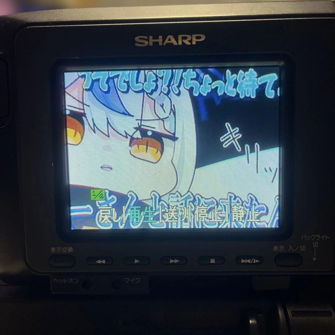 SHARP VideoHi8 ビデオカメラ　VL-HL100 ②