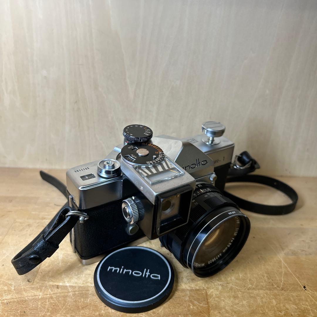 Minolta SR-1+Rokkor-PF 55 f1.8 完動美品
