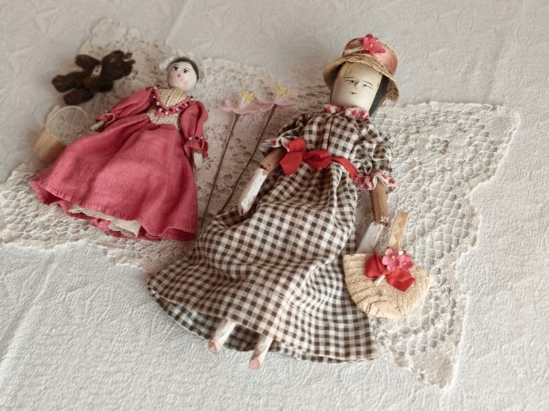 * antique doll ୨୧ .·*° .·*° アンティーク ペグドール