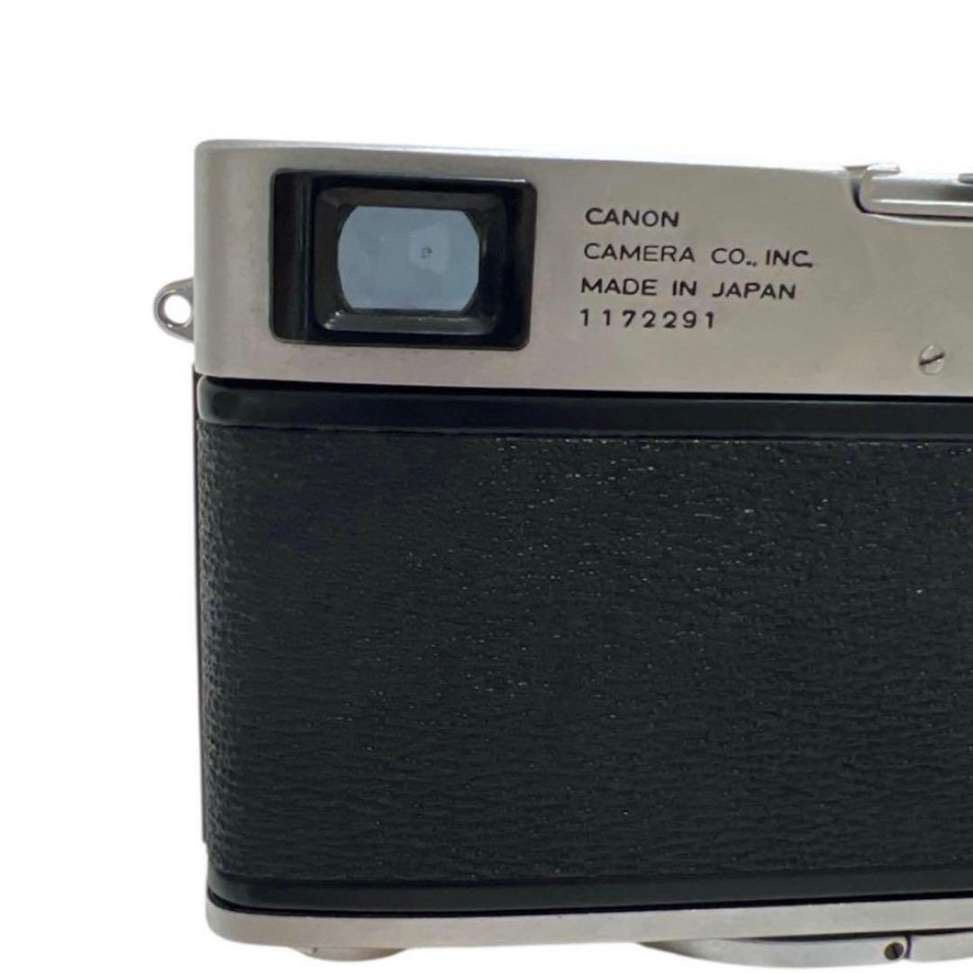 【美品】Canon 初代Canonet 後期型 レンジファインダーカメラ レトロ
