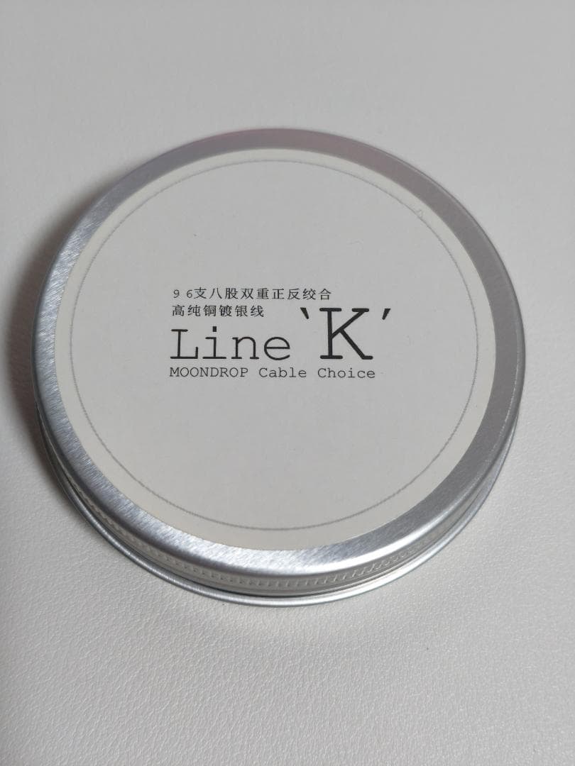 【動作確認のみ】2Pin 4.4mm バランスケーブル 水月雨 Line-K