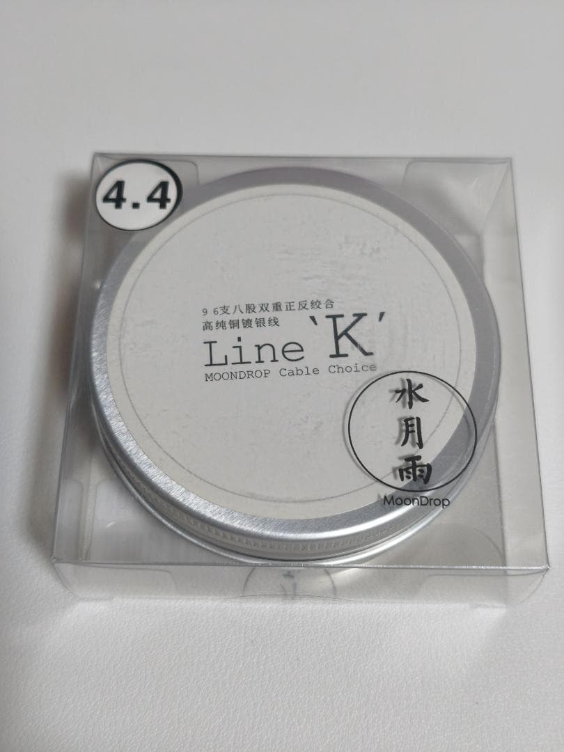 【動作確認のみ】2Pin 4.4mm バランスケーブル 水月雨 Line-K