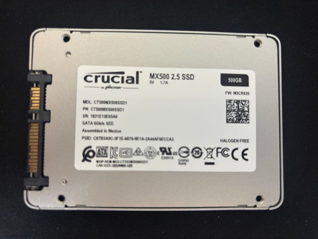 内蔵型SSD SSD MX500