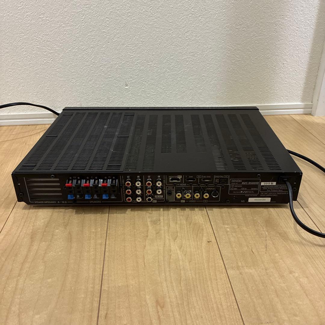 DENON AVアンプ AVC-S500HD HDMI 対応　完動品